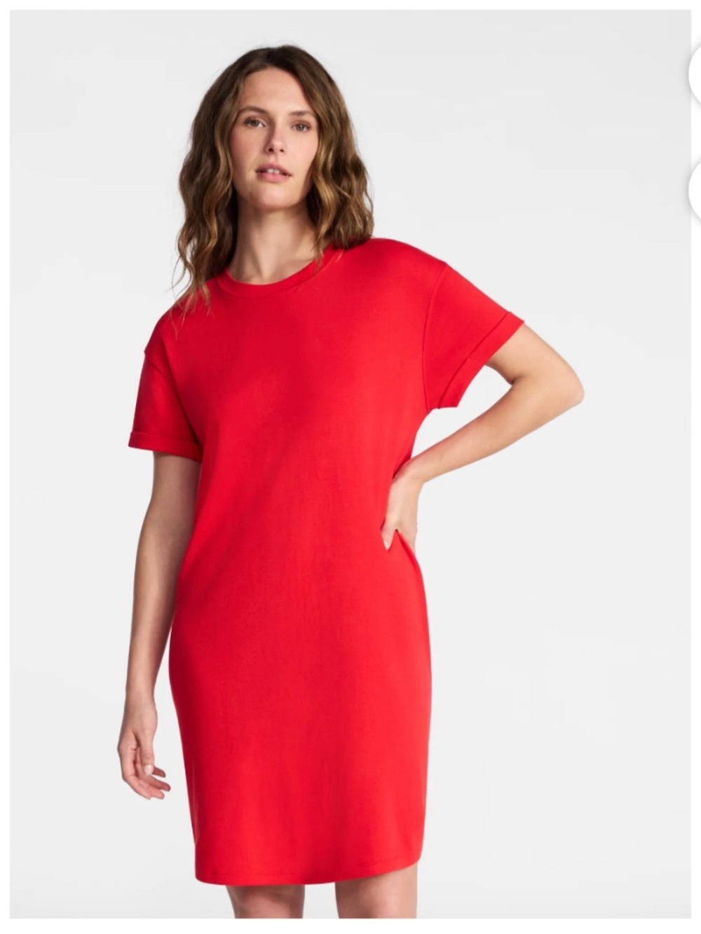 Time and Tru Women’s Red T- Shirt Dress Size XXL NWT - Picture 2 of 6